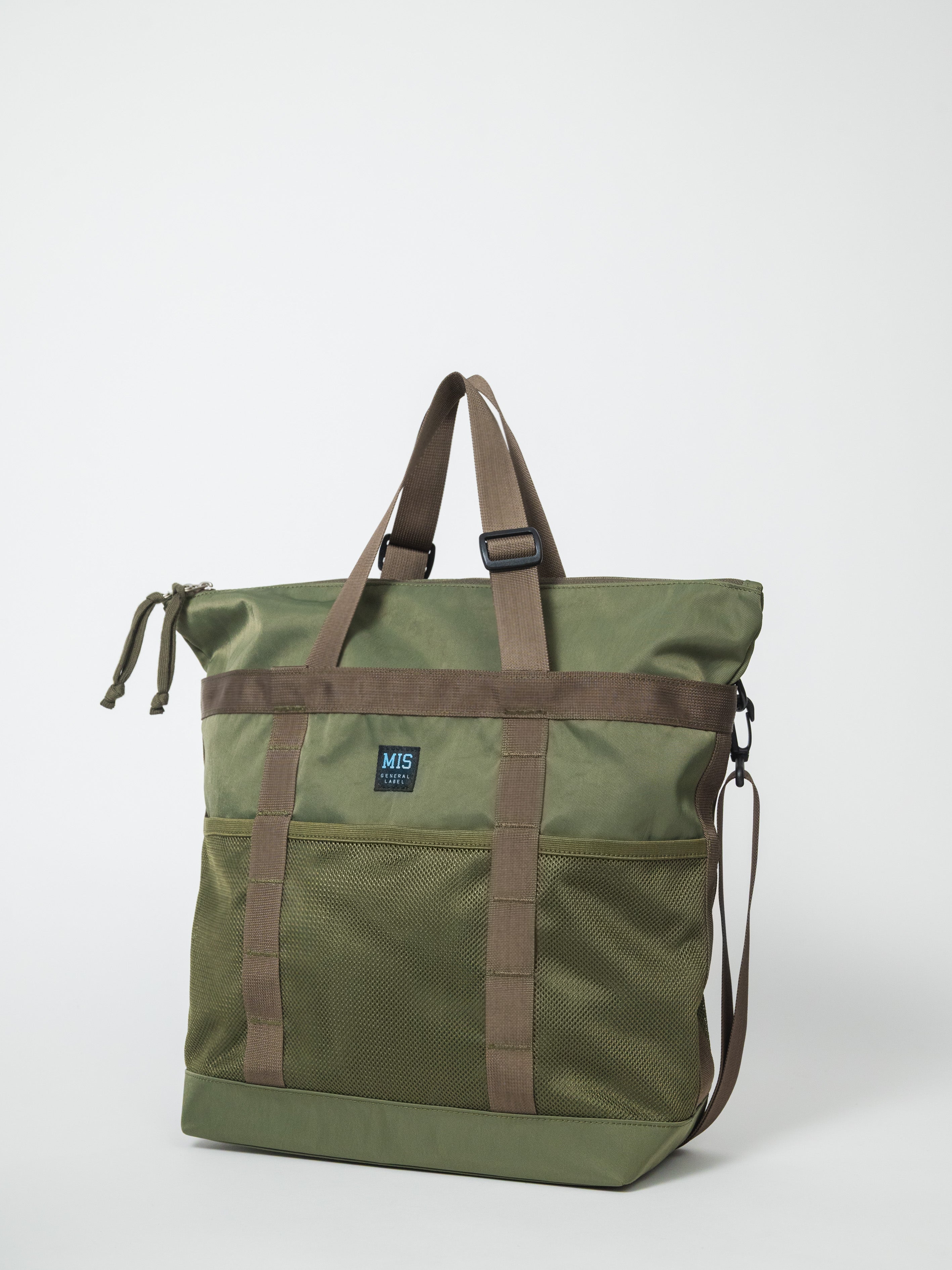 MESH POCKET TOTE BAG