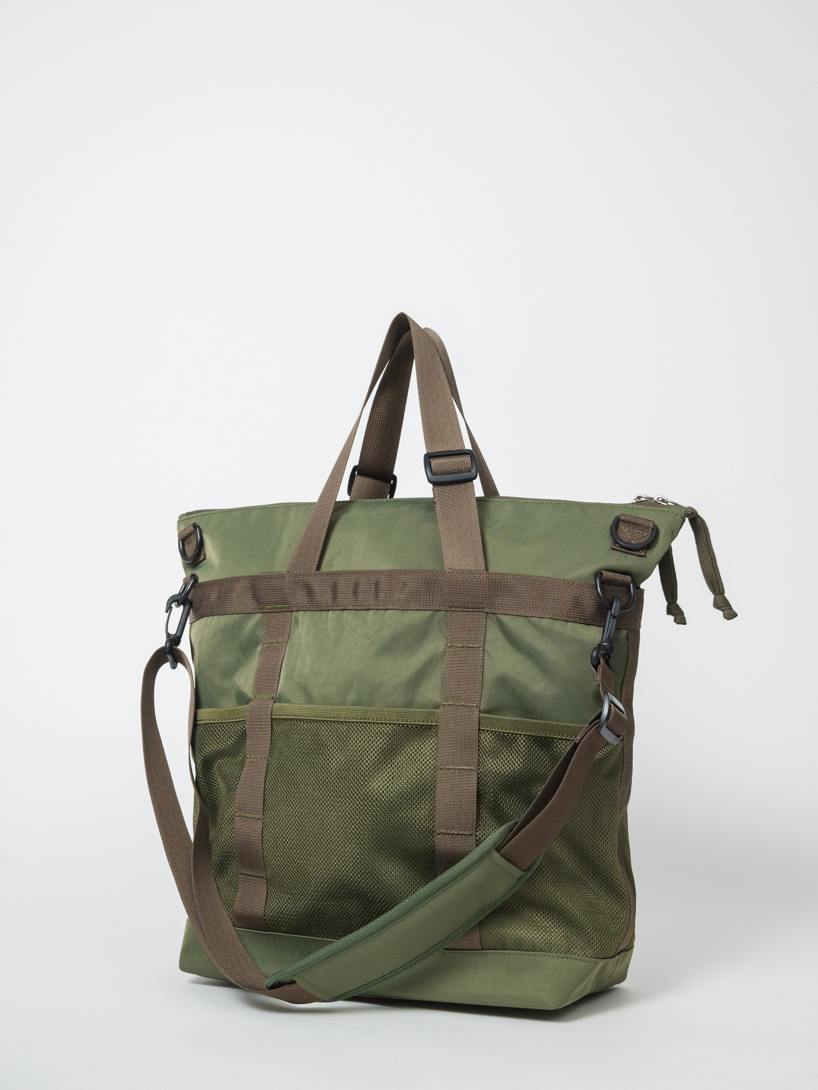 MESH POCKET TOTE BAG