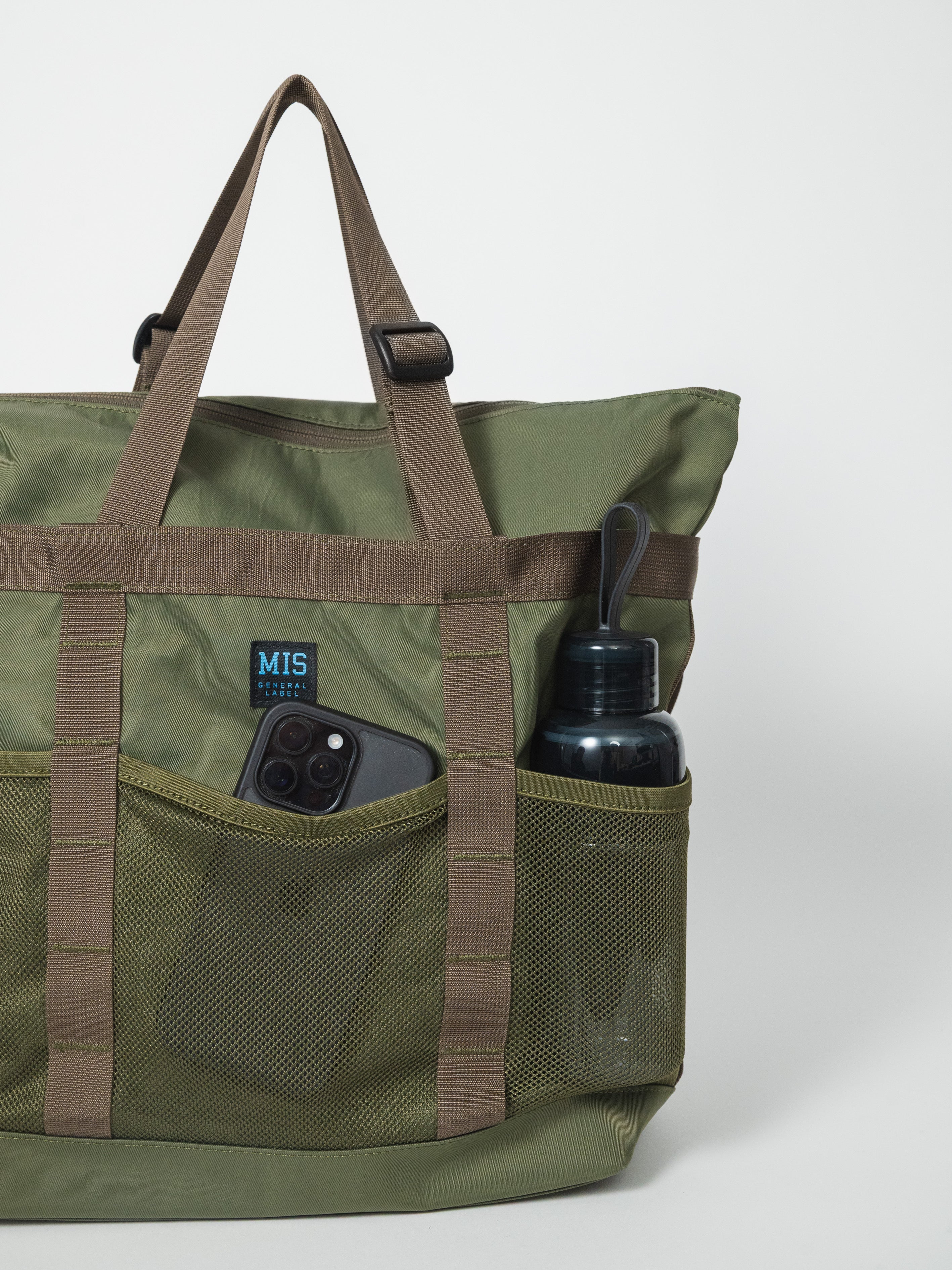 MESH POCKET TOTE BAG