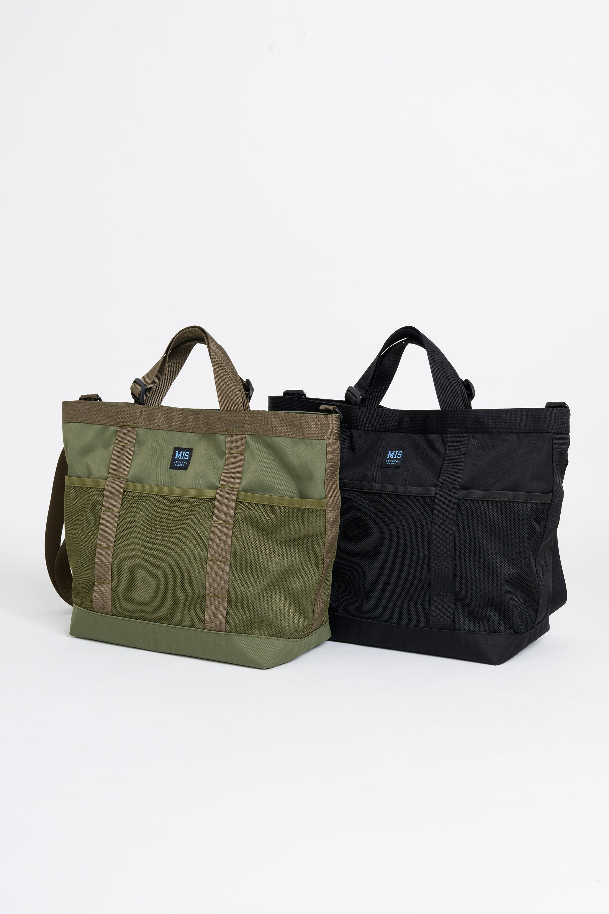 MESH POCKET TOTE BAG