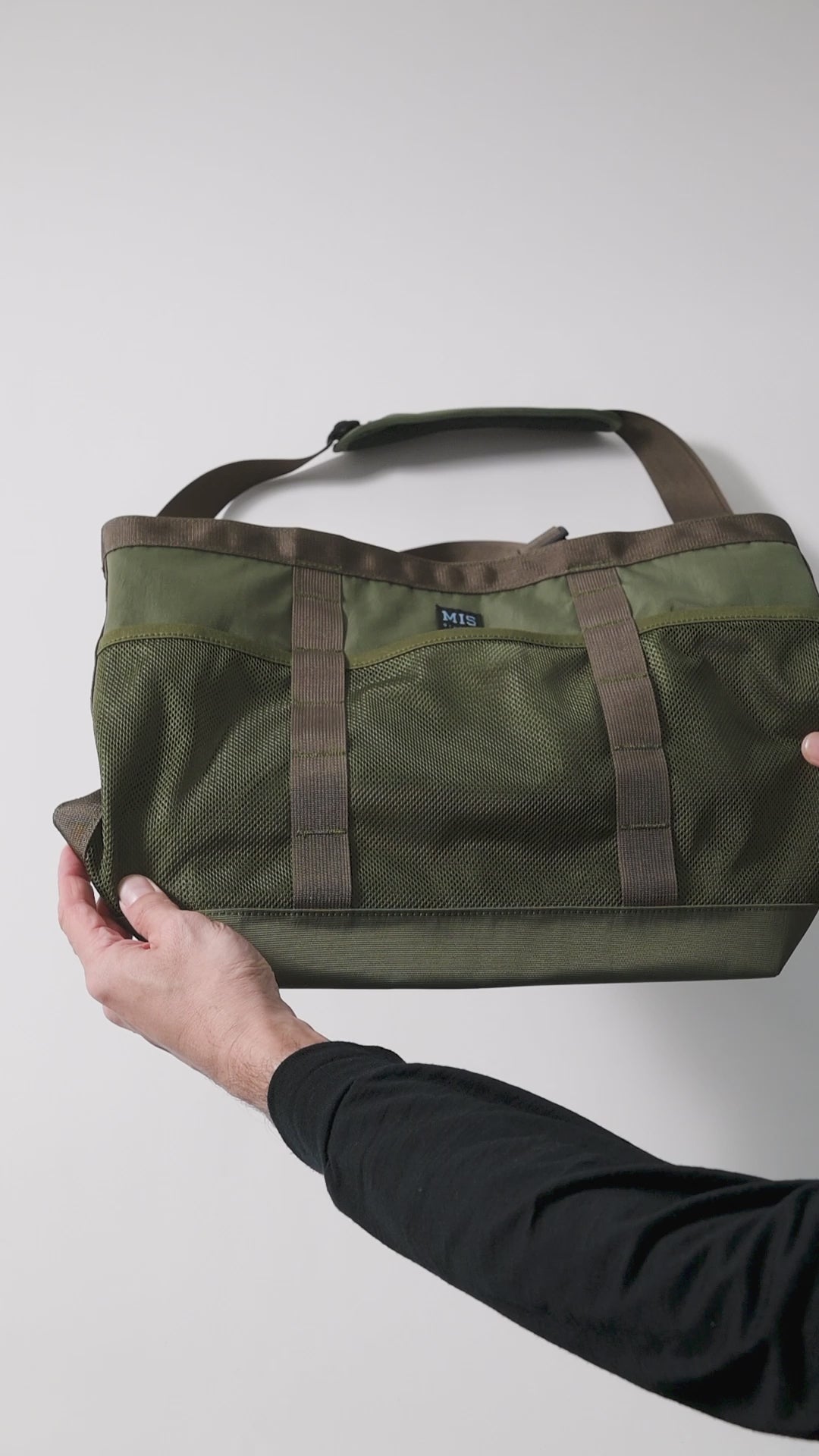 MESH POCKET TOTE BAG